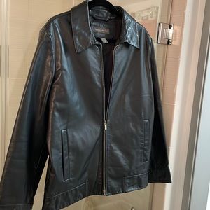 Banana Republic Medium Black Leather Jacket